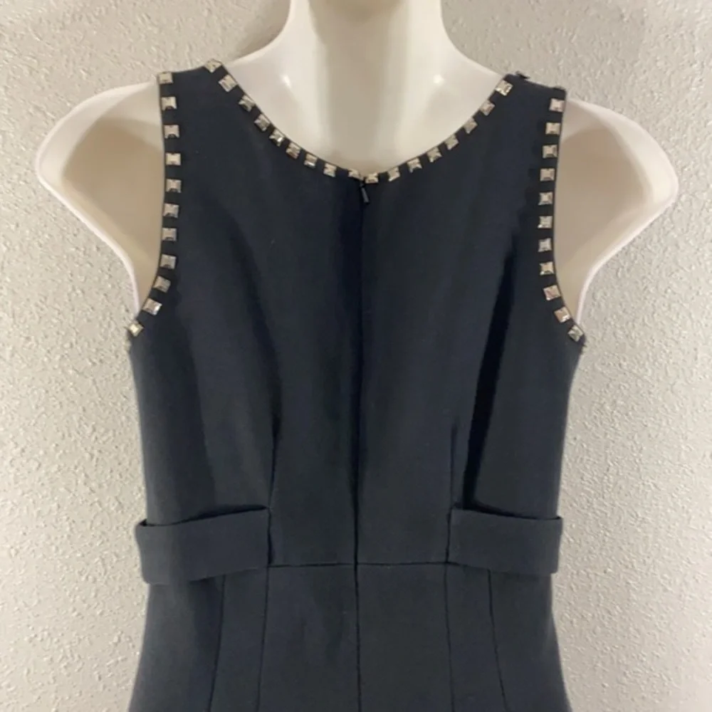 Rebecca Taylor black studded sheath dress